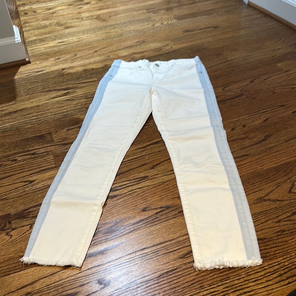 Loft White Denim Jeans